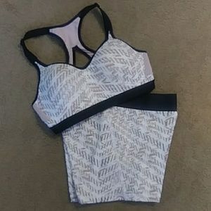 Victoria's Secret Sport Shorts and Sport Bra Set